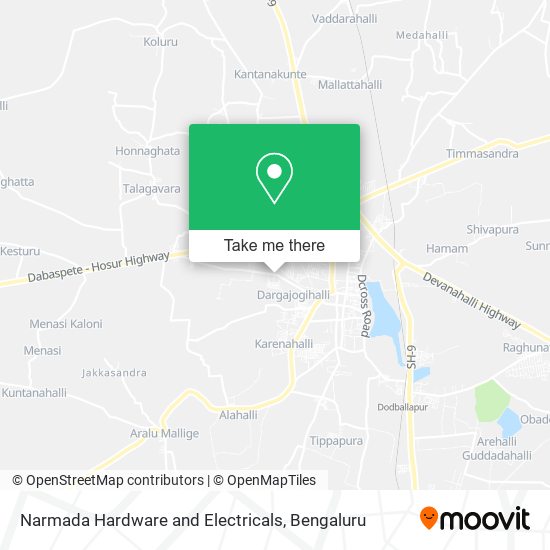 Narmada Hardware and Electricals map