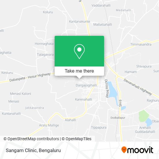 Sangam Clinic map