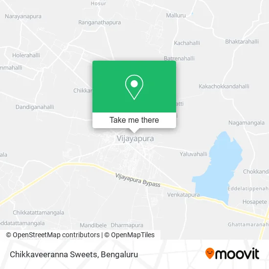 Chikkaveeranna Sweets map