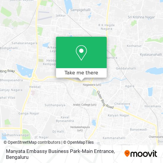 Manyata Embassy Business Park-Main Entrance map