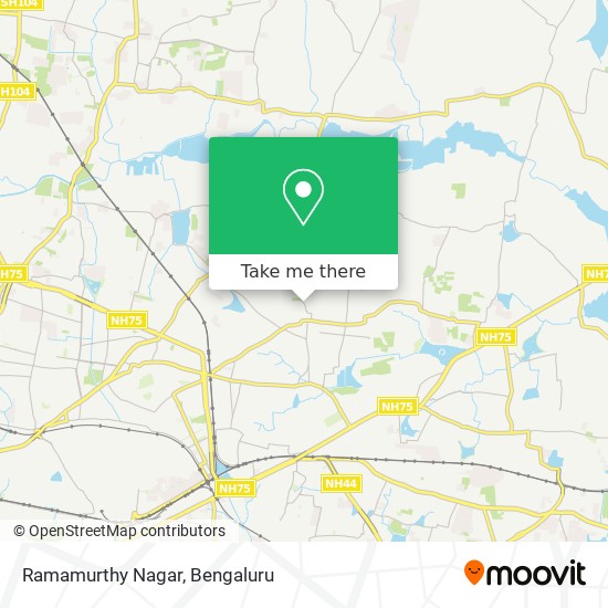 Ramamurthy Nagar map