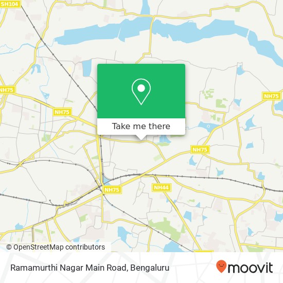 Ramamurthi Nagar Main Road map