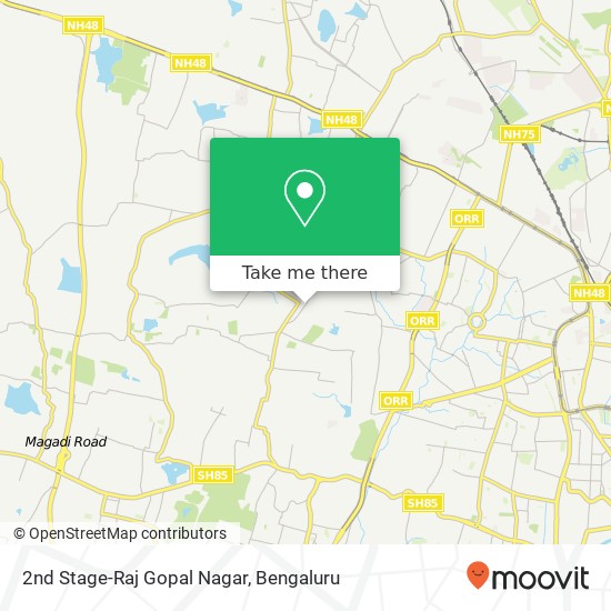 2nd Stage-Raj Gopal Nagar map