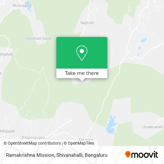 Ramakrishna Mission, Shivanahalli map