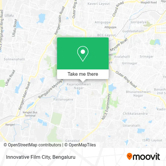 Innovative Film City map