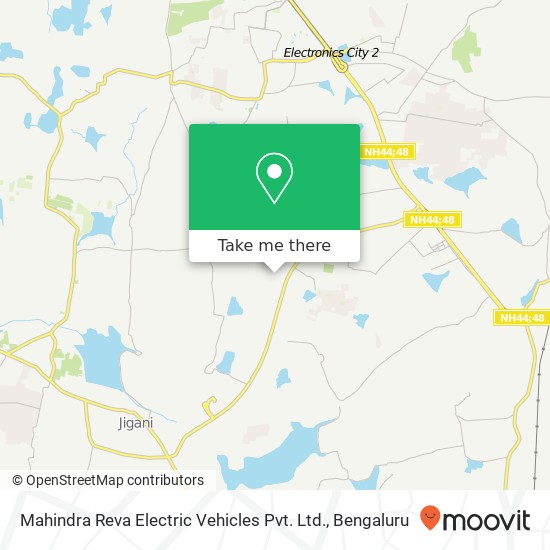 Mahindra Reva Electric Vehicles Pvt. Ltd. map