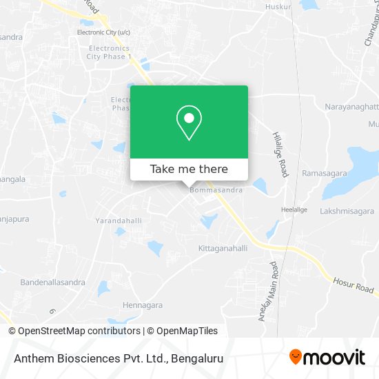 Anthem Biosciences Pvt. Ltd. map