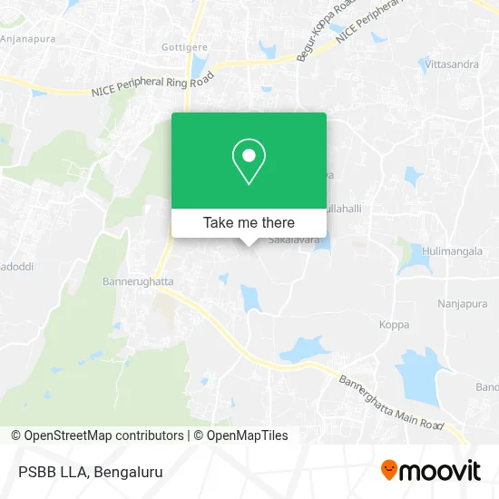 PSBB LLA map