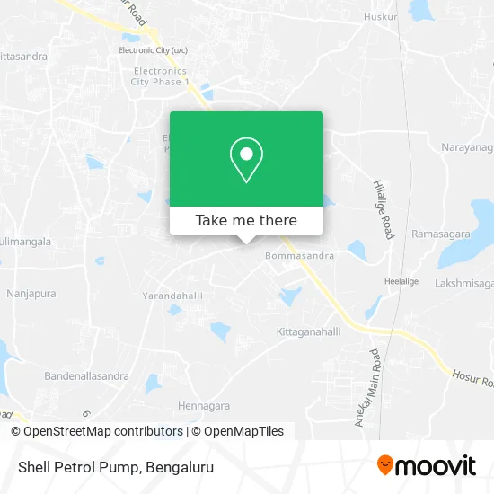 Shell Petrol Pump map