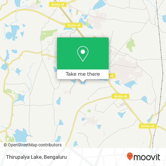 Thirupalya Lake map