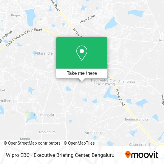 Wipro EBC - Executive Briefing Center map