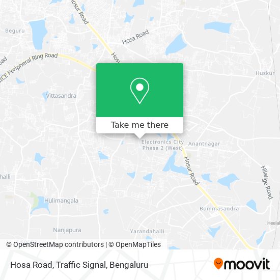 Hosa Road, Traffic Signal map