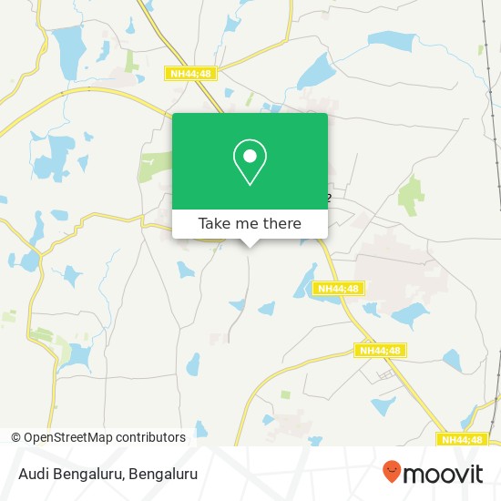 Audi Bengaluru map