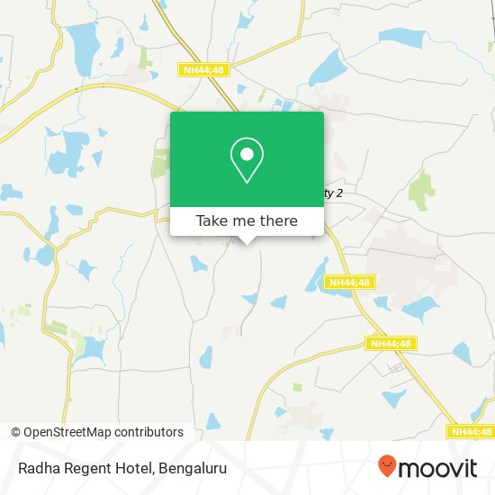 Radha Regent Hotel map