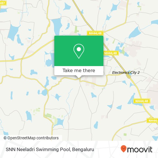 SNN Neeladri Swimming Pool map