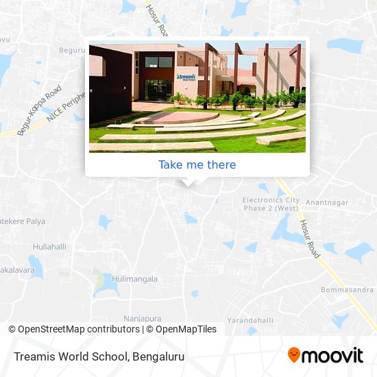 Treamis World School map