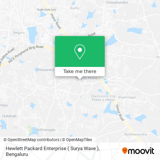 Hewlett Packard Enterprise ( Surya Wave ) map