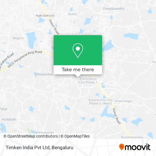 Timken India Pvt Ltd map