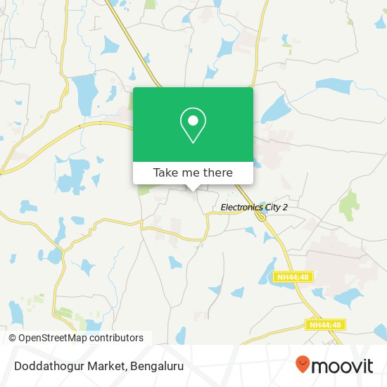 Doddathogur Market map