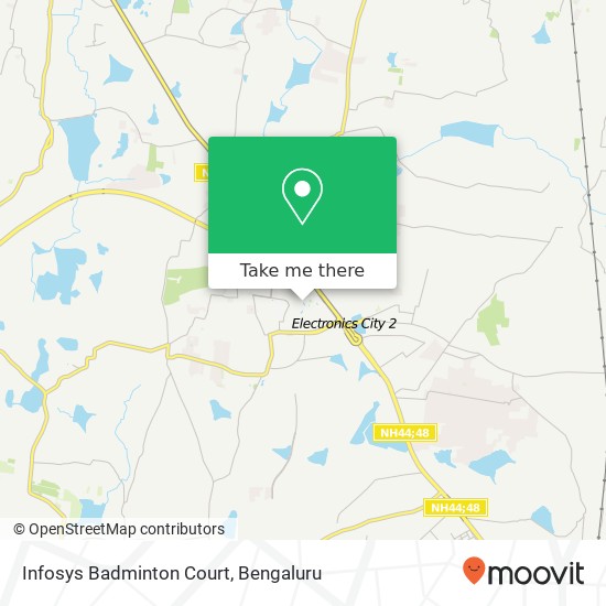 Infosys Badminton Court map