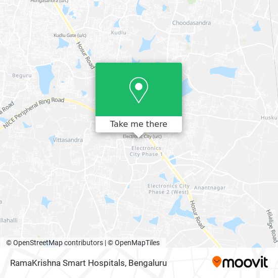 RamaKrishna Smart Hospitals map