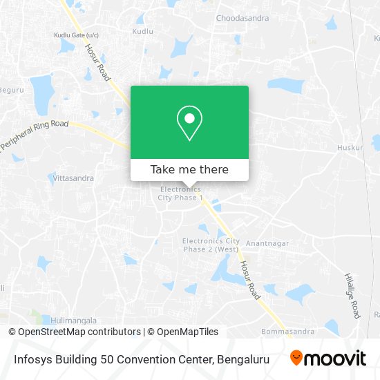Infosys Building 50 Convention Center map