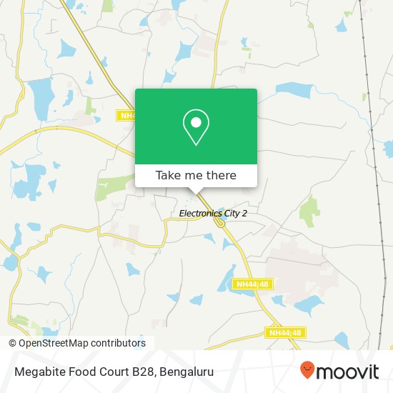 Megabite Food Court B28 map