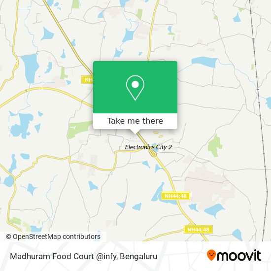 Madhuram Food Court @infy map