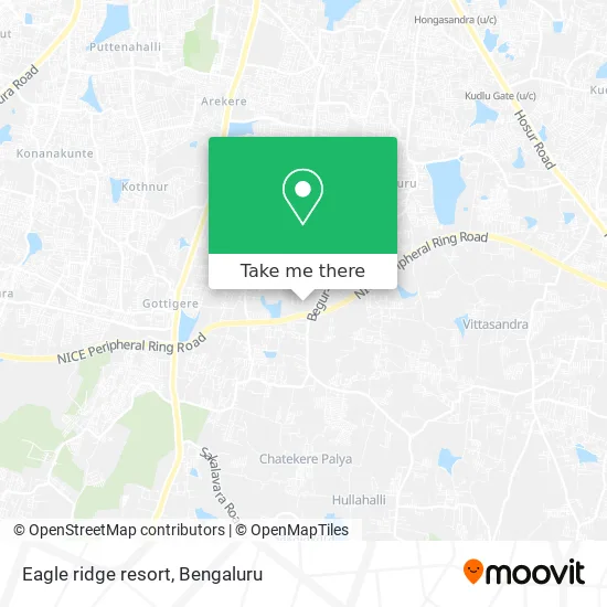 Eagle Ridge Resort Map How To Get To Eagle Ridge Resort In Bengaluru By Bus?