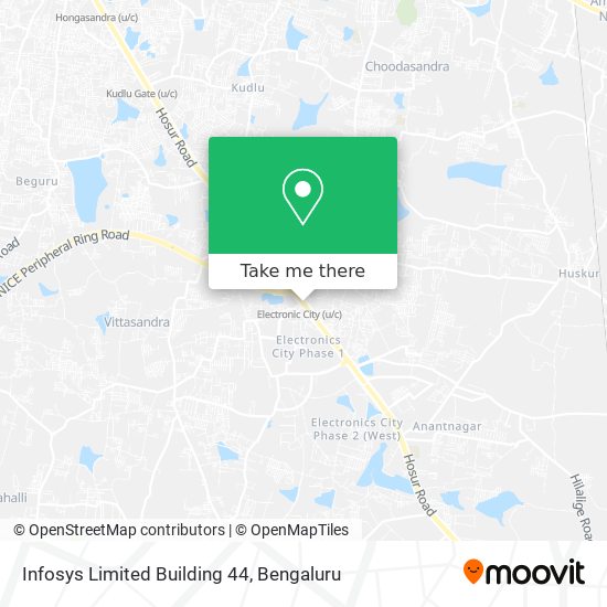 Infosys Limited Building 44 map
