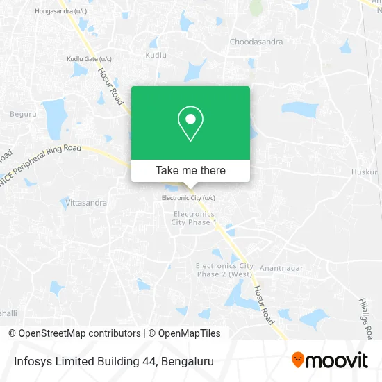 Infosys Limited Building 44 map