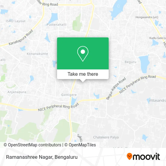 Ramanashree Nagar map