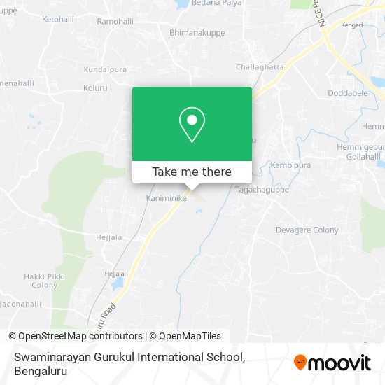 Swaminarayan Gurukul International School map