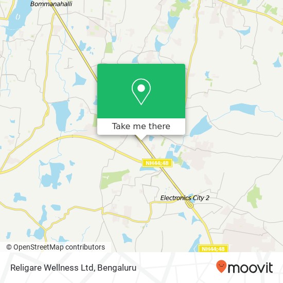 Religare Wellness Ltd map