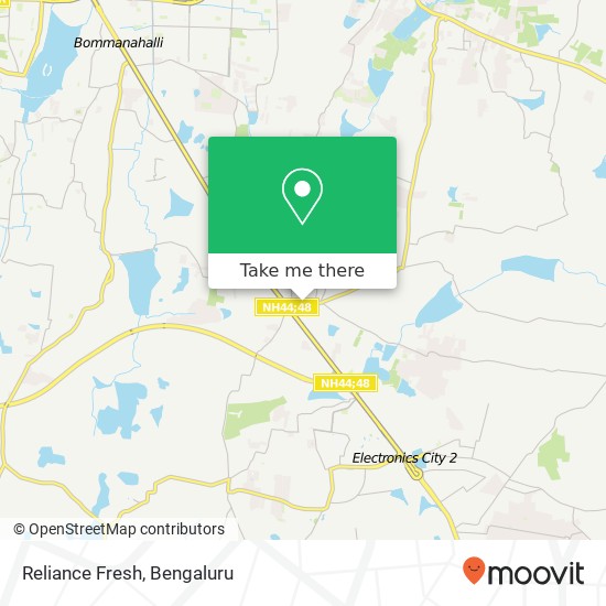 Reliance Fresh map