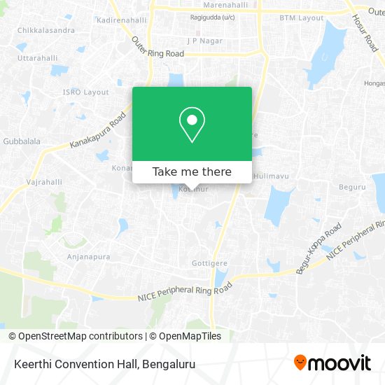Keerthi Convention Hall map