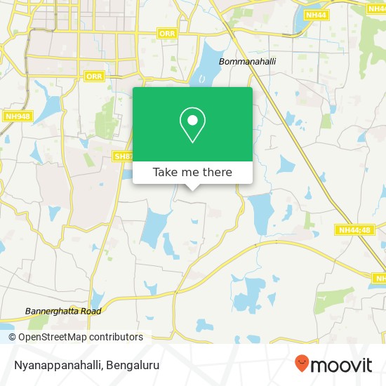 Nyanappanahalli map