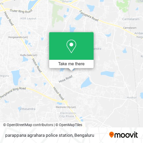 parappana agrahara police station map