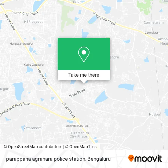parappana agrahara police station map