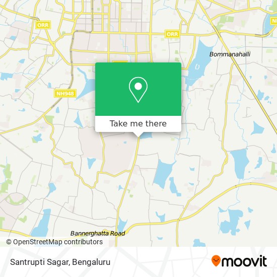 Santrupti Sagar map