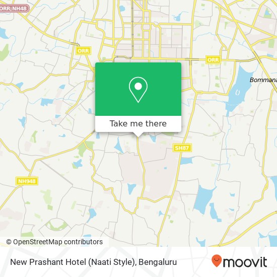 New Prashant Hotel (Naati Style) map