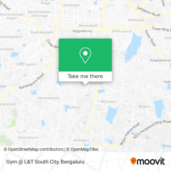 Gym @ L&T South City map