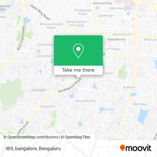 IBS, bangalore map