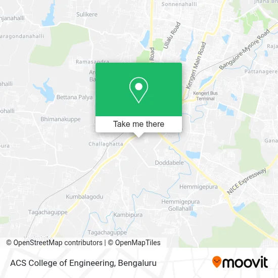 ACS College Of Engineering map