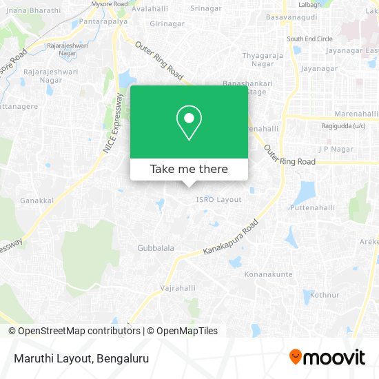 Maruthi Layout map