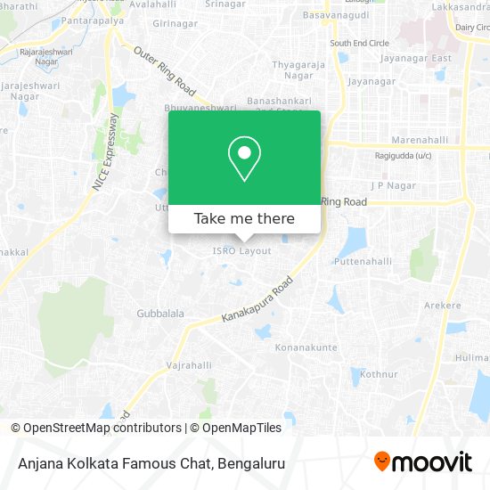 Anjana Kolkata Famous Chat map