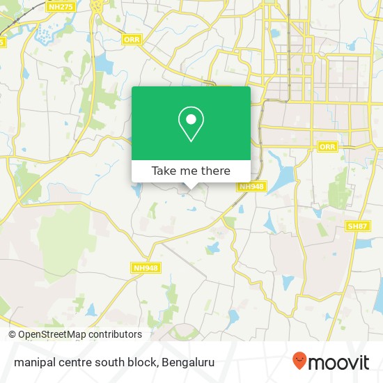 manipal centre south block map