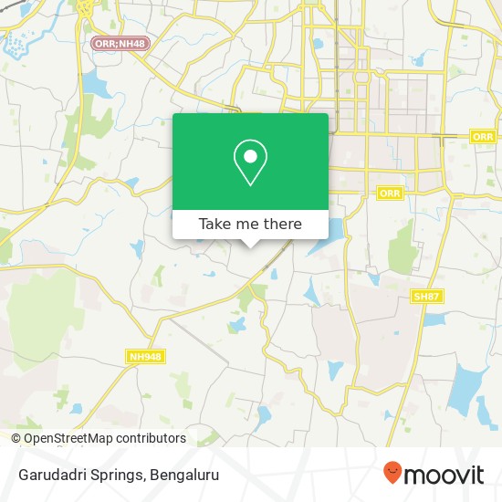 Garudadri Springs map