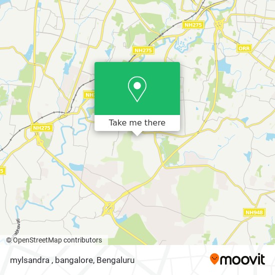 mylsandra , bangalore map