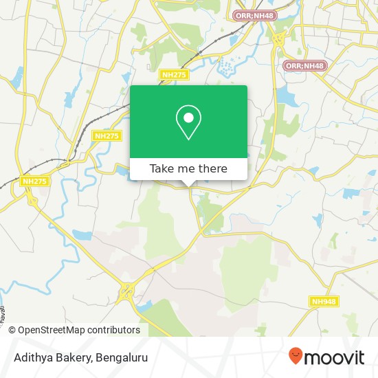 Adithya Bakery map